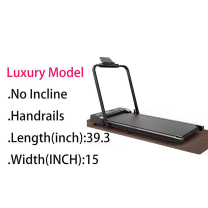 Incline Walking Pad Treadmill with Remote Control